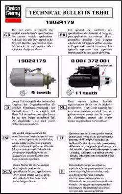 Remy 19024179 - Стартер avtokuzovplus.com.ua