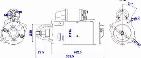 Remy 19024260 - Стартер autocars.com.ua