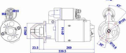 Remy 19024263 - Стартер autocars.com.ua