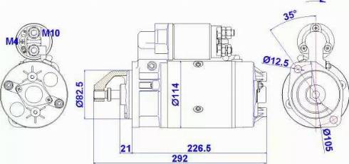 Remy 19024267 - Стартер autocars.com.ua