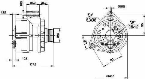 Remy 19025075 - Генератор autocars.com.ua