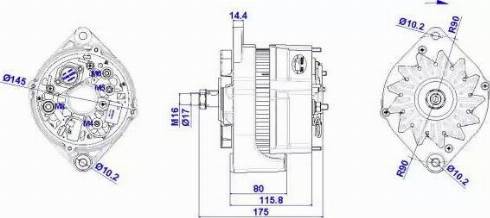 Remy 19025102 - Генератор avtokuzovplus.com.ua