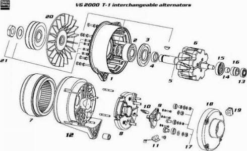 Remy 19025342 - Генератор autocars.com.ua