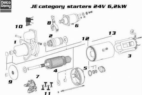 Remy 19070033 - Стартер autocars.com.ua