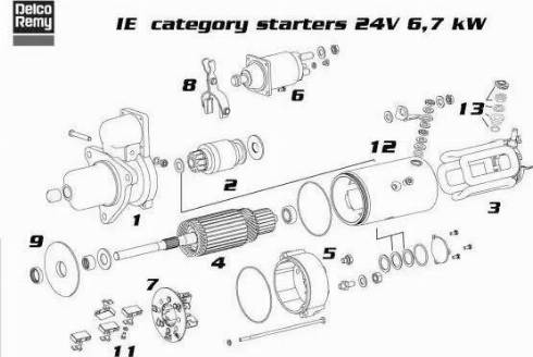 Remy 19070034 - Стартер avtokuzovplus.com.ua