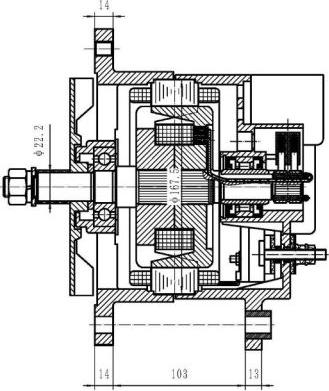 Remy 19097105 - Генератор avtokuzovplus.com.ua