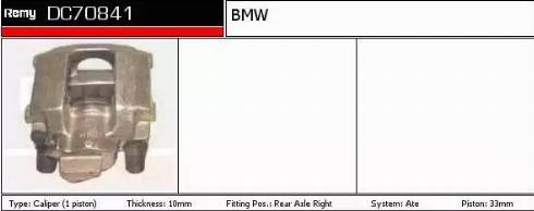 Remy DC70841 - Гальмівний супорт autocars.com.ua