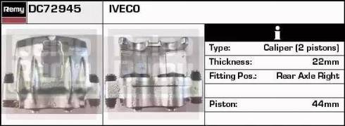 Remy DC72945 - Тормозной суппорт avtokuzovplus.com.ua