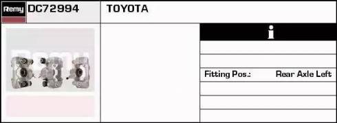 Remy DC72994 - Гальмівний супорт autocars.com.ua