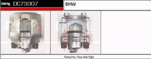 Remy DC73007 - Гальмівний супорт autocars.com.ua