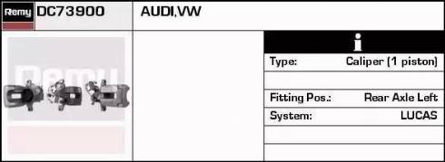 Remy DC73900 - Гальмівний супорт autocars.com.ua