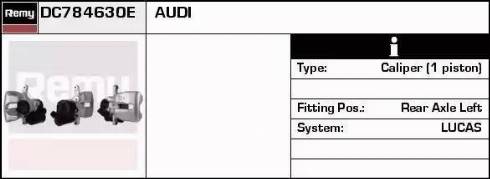 Remy DC784630E - Тормозной суппорт autodnr.net