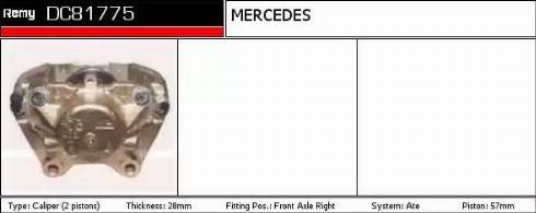 Remy DC81775 - Тормозной суппорт autodnr.net