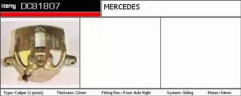 Remy DC81807 - Тормозной суппорт autodnr.net