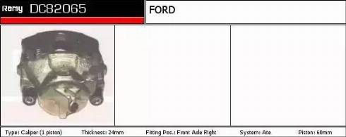 Remy DC82065 - Гальмівний супорт autocars.com.ua