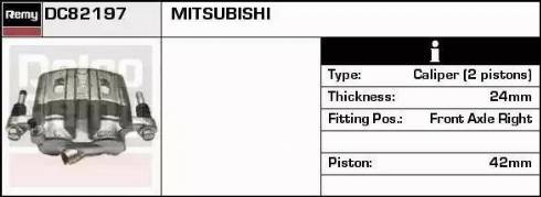 Remy DC82197 - Гальмівний супорт autocars.com.ua
