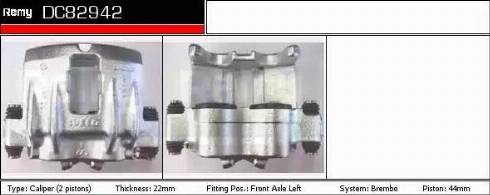 Remy DC82942 - Тормозной суппорт avtokuzovplus.com.ua