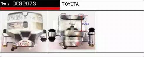 Remy DC82973 - Гальмівний супорт autocars.com.ua
