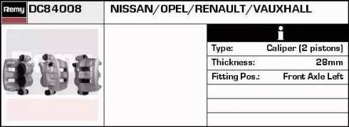 Remy DC84008 - Тормозной суппорт autodnr.net