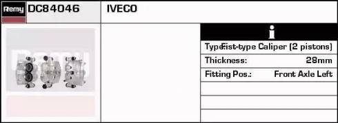 Remy DC84046 - Тормозной суппорт avtokuzovplus.com.ua