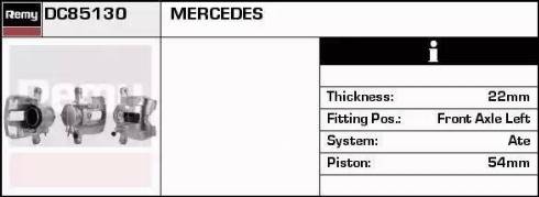 Remy DC85130 - Гальмівний супорт autocars.com.ua