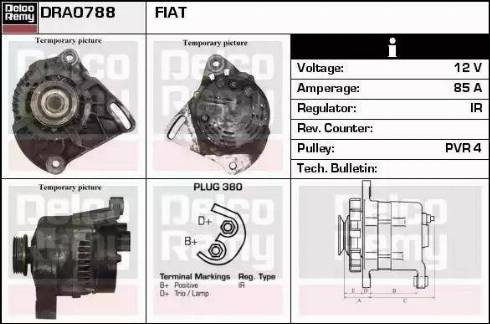 Remy DRA0788 - Генератор autocars.com.ua