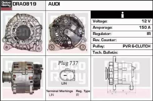 Remy DRA0819 - Генератор autodnr.net