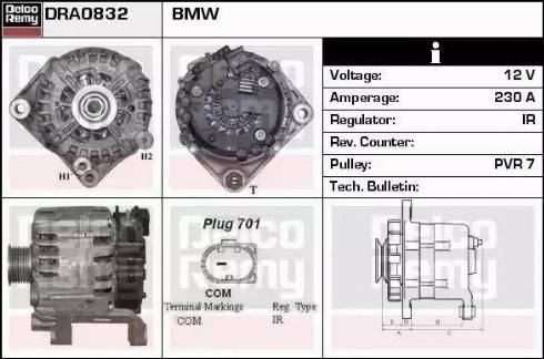 Remy DRA0832 - Генератор autocars.com.ua