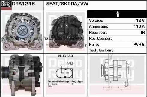 Remy DRA1246 - Генератор autodnr.net