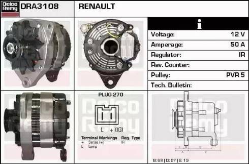 Remy DRA3108 - Генератор autodnr.net