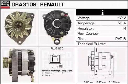 Remy DRA3109 - Генератор autodnr.net