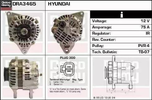 Remy DRA3465N - Генератор autocars.com.ua