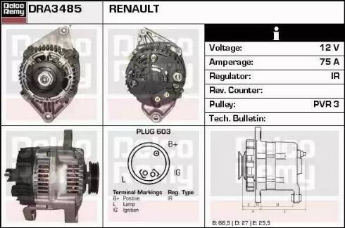 Remy DRA3485 - Генератор autodnr.net