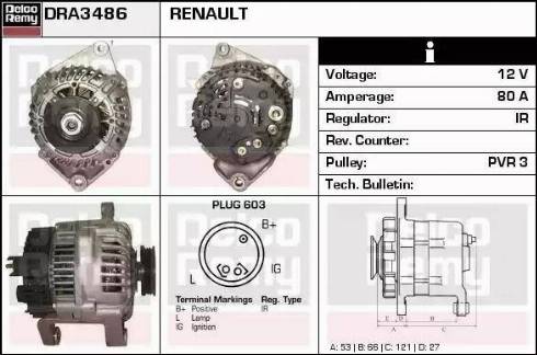 Remy DRA3486 - Генератор autodnr.net