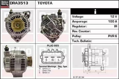 Remy DRA3513 - Генератор autodnr.net