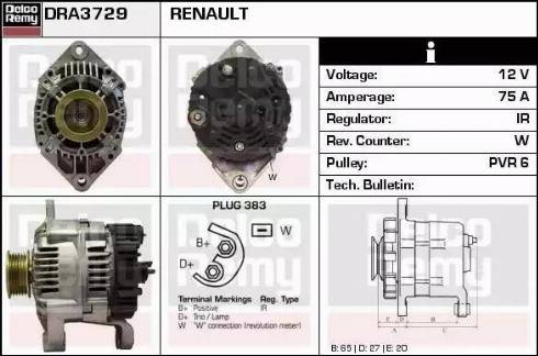 Remy DRA3729 - Генератор autodnr.net