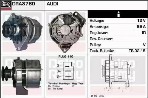 Remy DRA3760 - Генератор autodnr.net