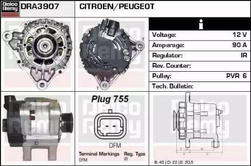 Remy DRA3907 - Генератор autodnr.net