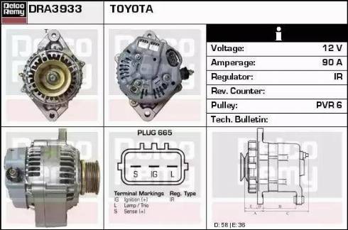 Remy DRA3933 - Генератор autodnr.net