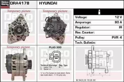 Remy DRA4178 - Генератор autocars.com.ua