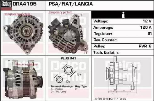 Remy DRA4195 - Генератор autocars.com.ua