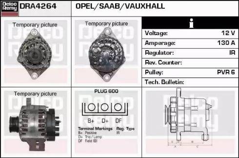 Remy DRA4264 - Генератор autocars.com.ua