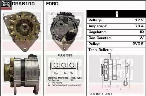 Remy DRA6100 - Генератор autodnr.net