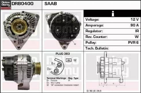 Remy DRB0400 - Генератор avtokuzovplus.com.ua