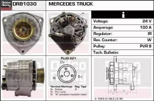 Remy DRB1030 - Генератор autodnr.net