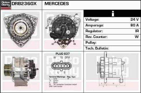 Remy DRB2360X - Генератор autocars.com.ua