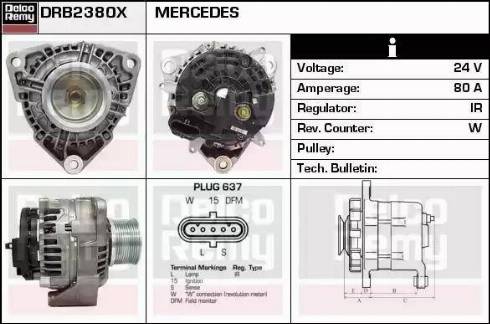 Remy DRB2380X - Генератор autocars.com.ua