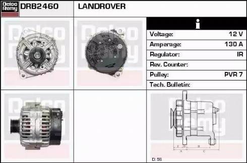 Remy DRB2460 - Генератор autocars.com.ua