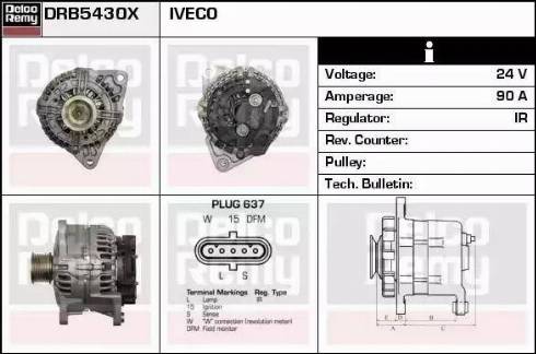 Remy DRB5430X - Генератор autocars.com.ua