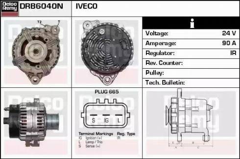 Remy DRB6040N - Генератор avtokuzovplus.com.ua